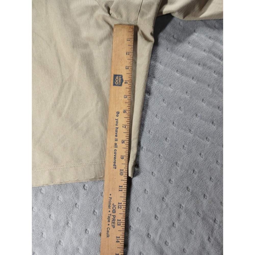 Hang Ten Men's 40 Khaki Hybrid Golf Shorts Tan Stretch Flat Front - Picture 7 of 10